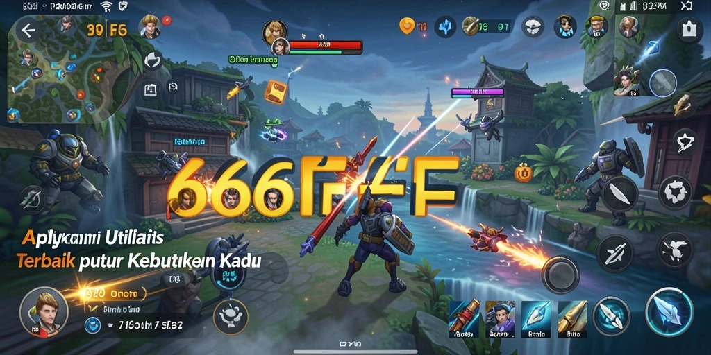 Screenshot 666FF menunjukkan fitur optimasi perangkat yang efisien.