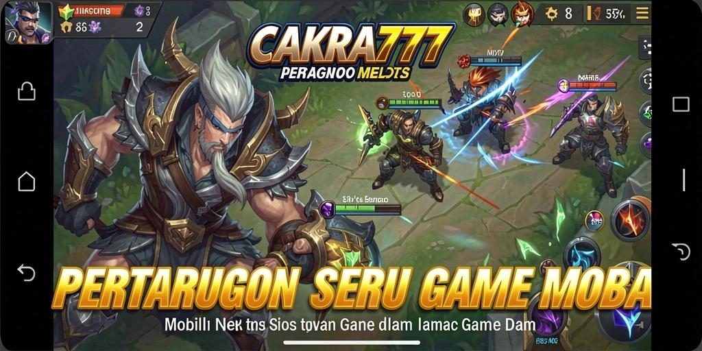 Gameplay intens dalam CAKRA777 dengan pertarungan seru dan grafis menawan.