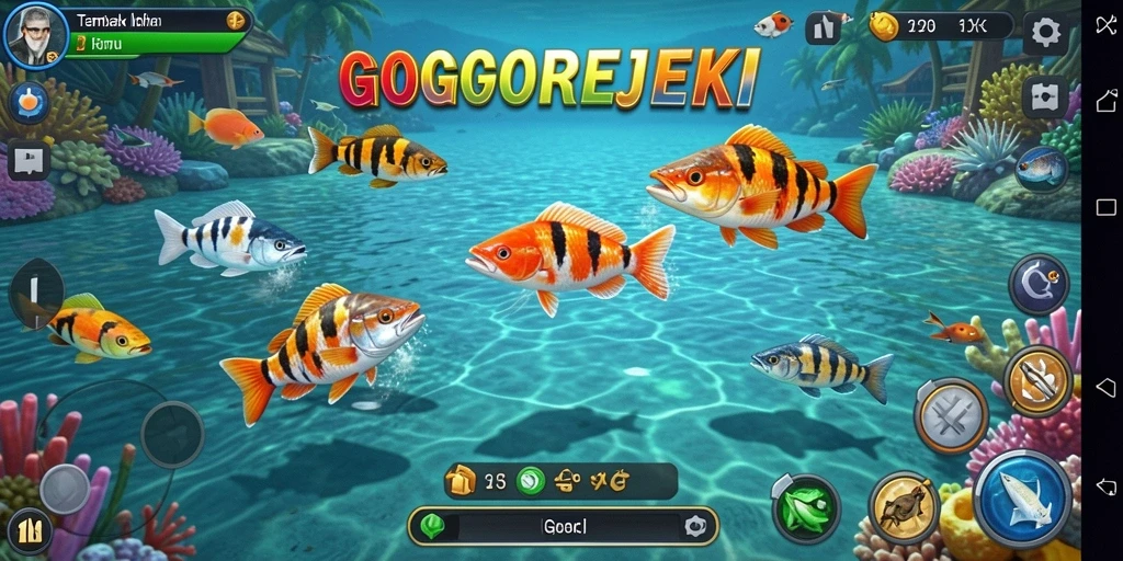 Tampilan gameplay GOGOREJEKI yang seru dan mendebarkan.