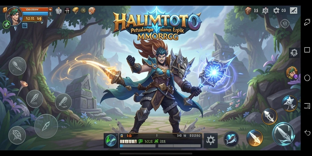 Screenshot gameplay menarik dari HALIMTOTO dengan aksi pertempuran yang seru.