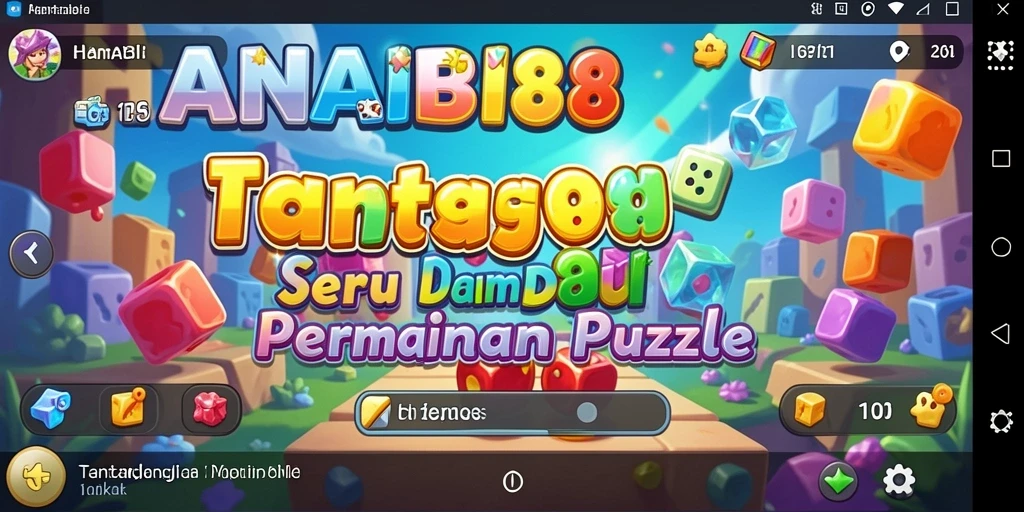 Screenshot gameplay puzzle HANABI88 yang menarik dan menantang.