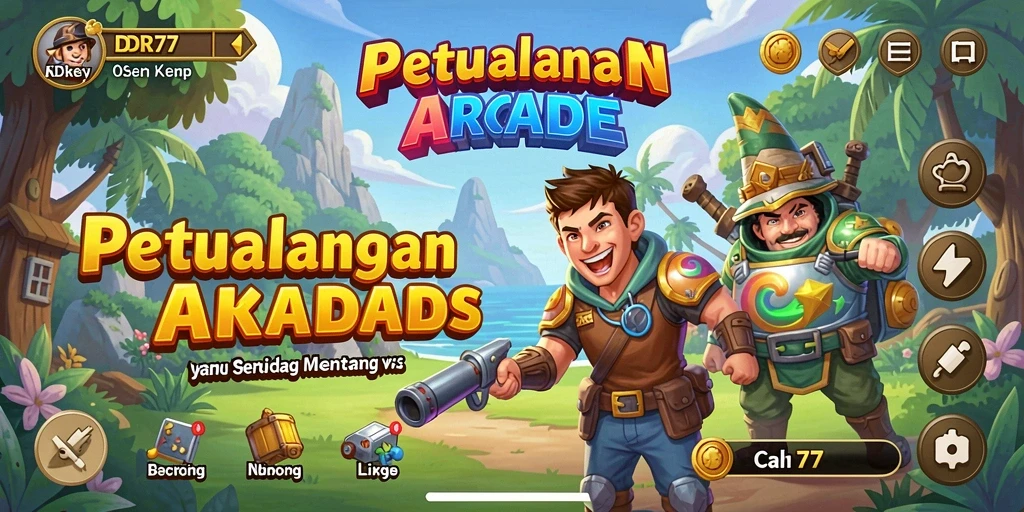 Tangkapan layar gameplay seru IDR77 yang menampilkan aksi arcade.