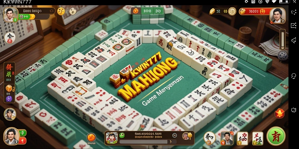 Tampilan menarik dari gameplay Mahjong di KKWIN777.