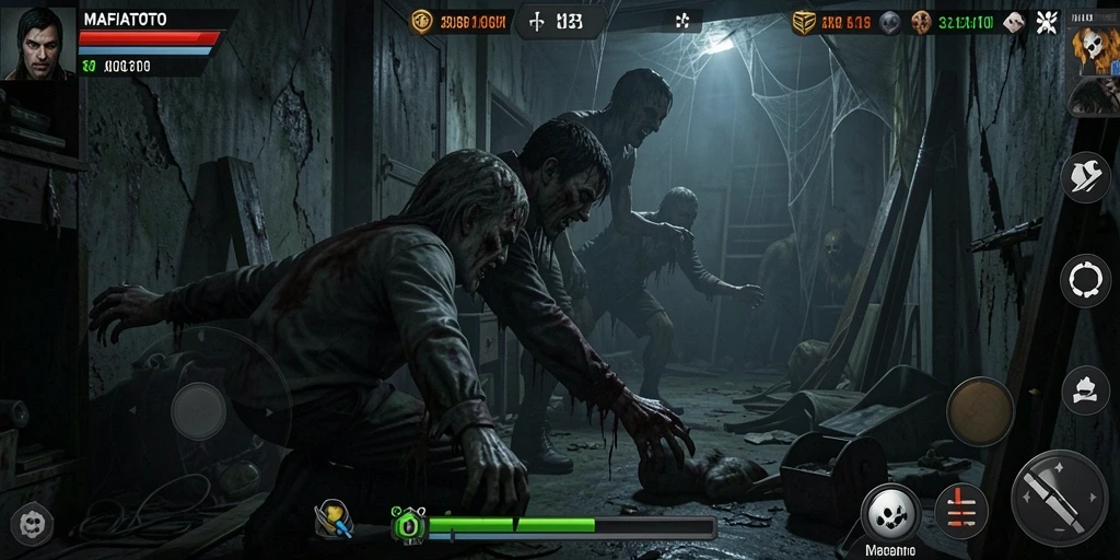 Screenshot menampilkan suasana menegangkan dalam MAFIATOTO.