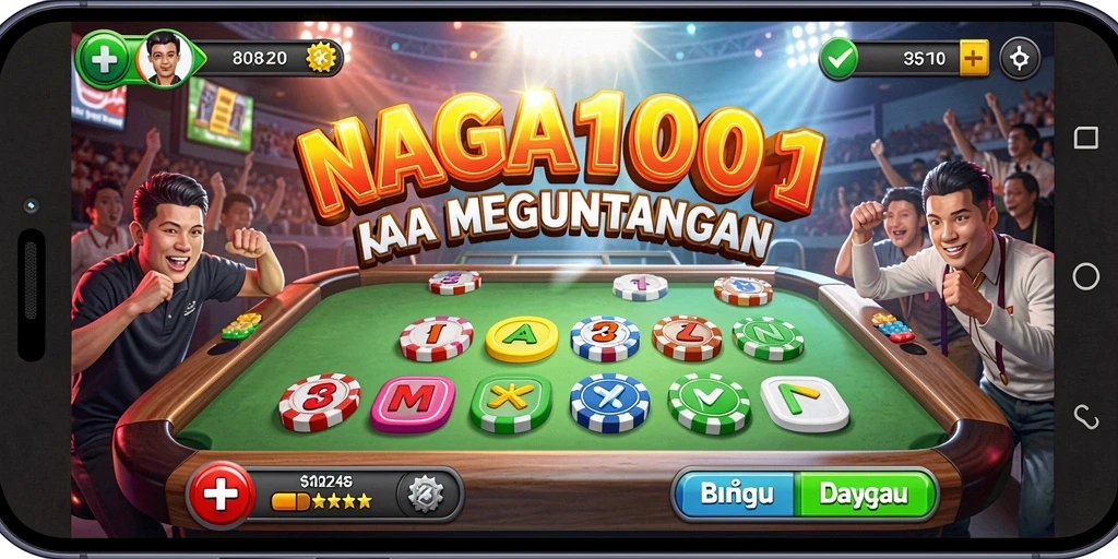 Screenshot gameplay Bingo NAGA1001 dengan grafis menawan.
