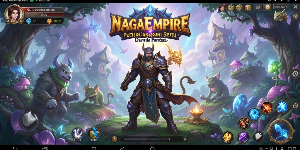 Menampilkan pertarungan epik dalam dunia fantasi NAGAEMPIRE.