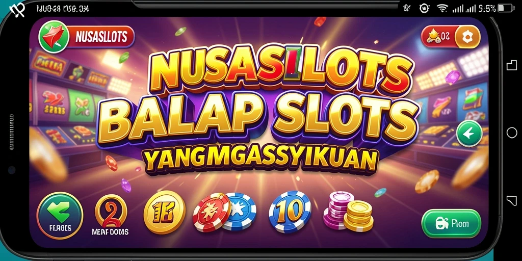 Tampilan menarik dari gameplay balap slot NUSASLOTS.