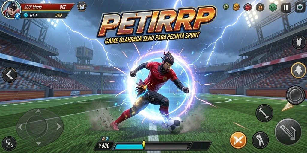 Tampilan gameplay PETIRRP yang mendebarkan dan penuh aksi.