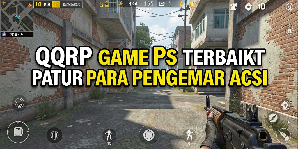 Screenshot menunjukkan aksi tembak-menembak seru dalam QQRP.