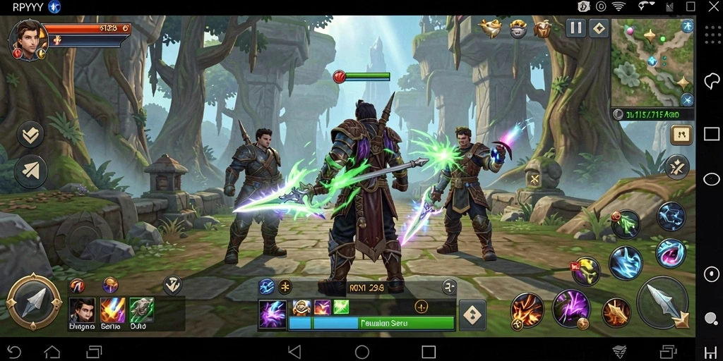 Tampilan gameplay RPYYY yang mendebarkan dan penuh aksi.