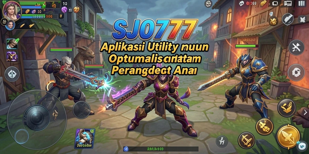 Tampilan utama SJO777 dengan fitur utility lengkap.