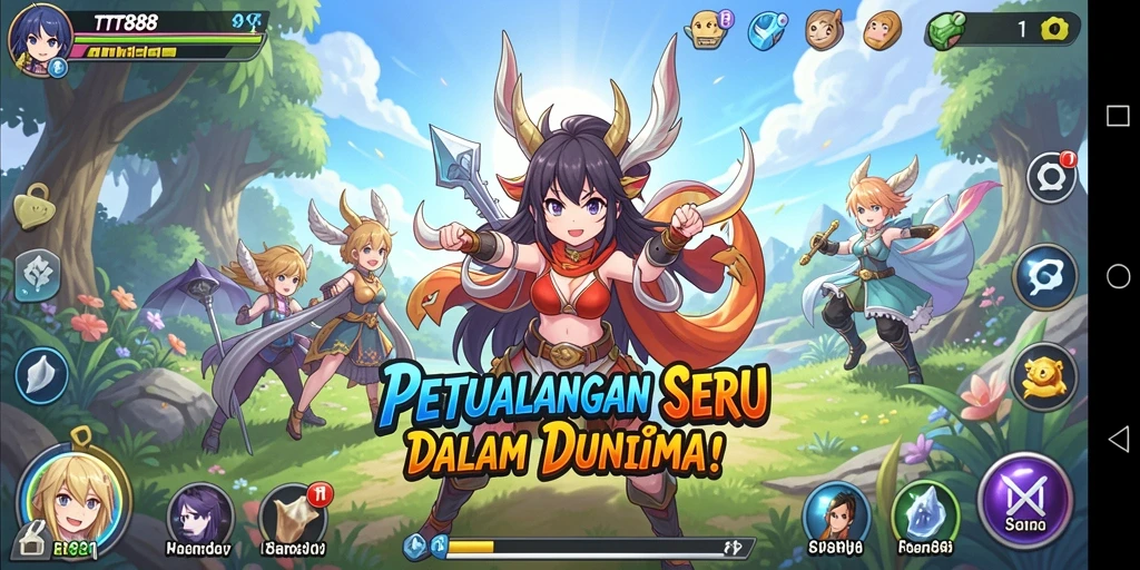Tampilan menarik dari gameplay TTT888 yang penuh aksi.